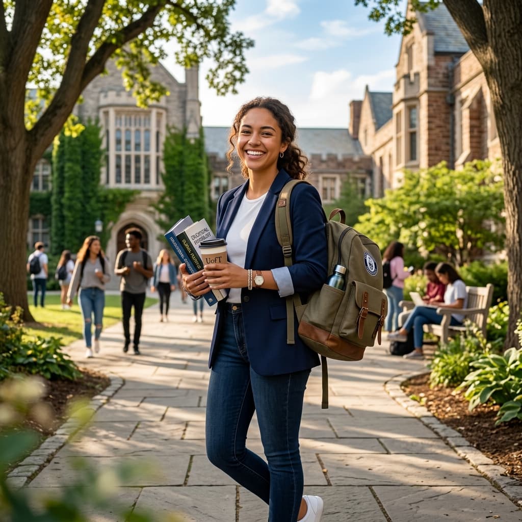 Undergraduate Student on Campus