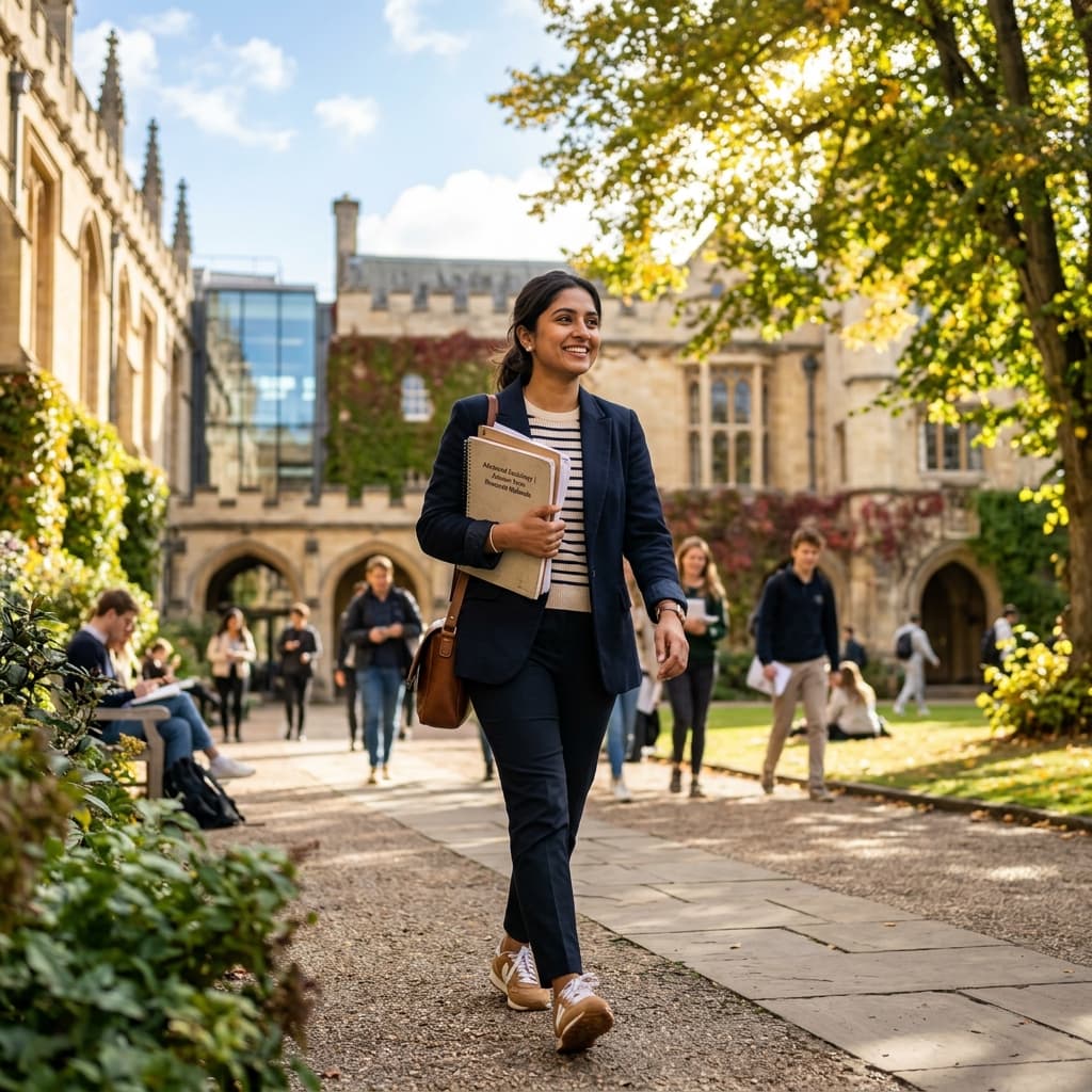 Postgraduate Student on Campus